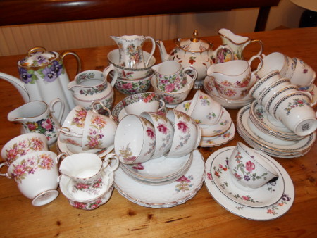 Assorted Vintage Crockery